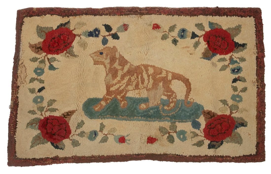 TIGER HOOKED RUG (1 of 2)