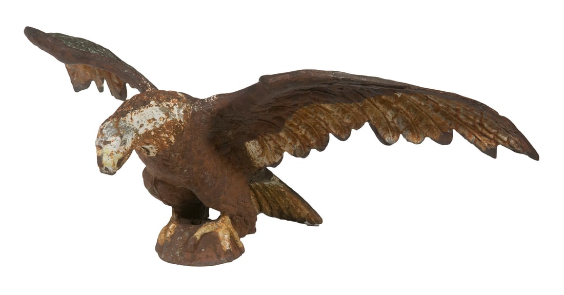 CAST IRON ARCHITECTURAL EAGLE (1 of 3)