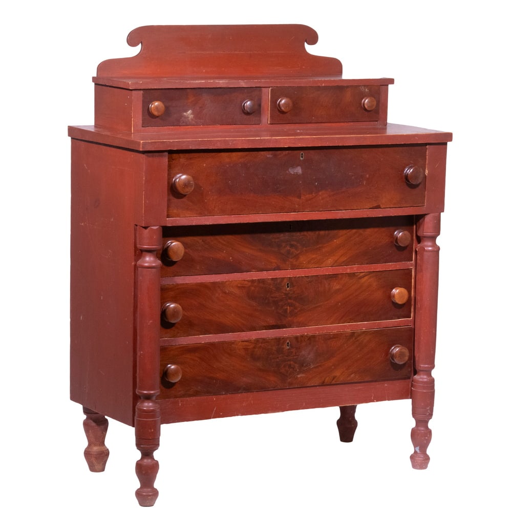 PAINTED EMPIRE CHEST (1 of 4)