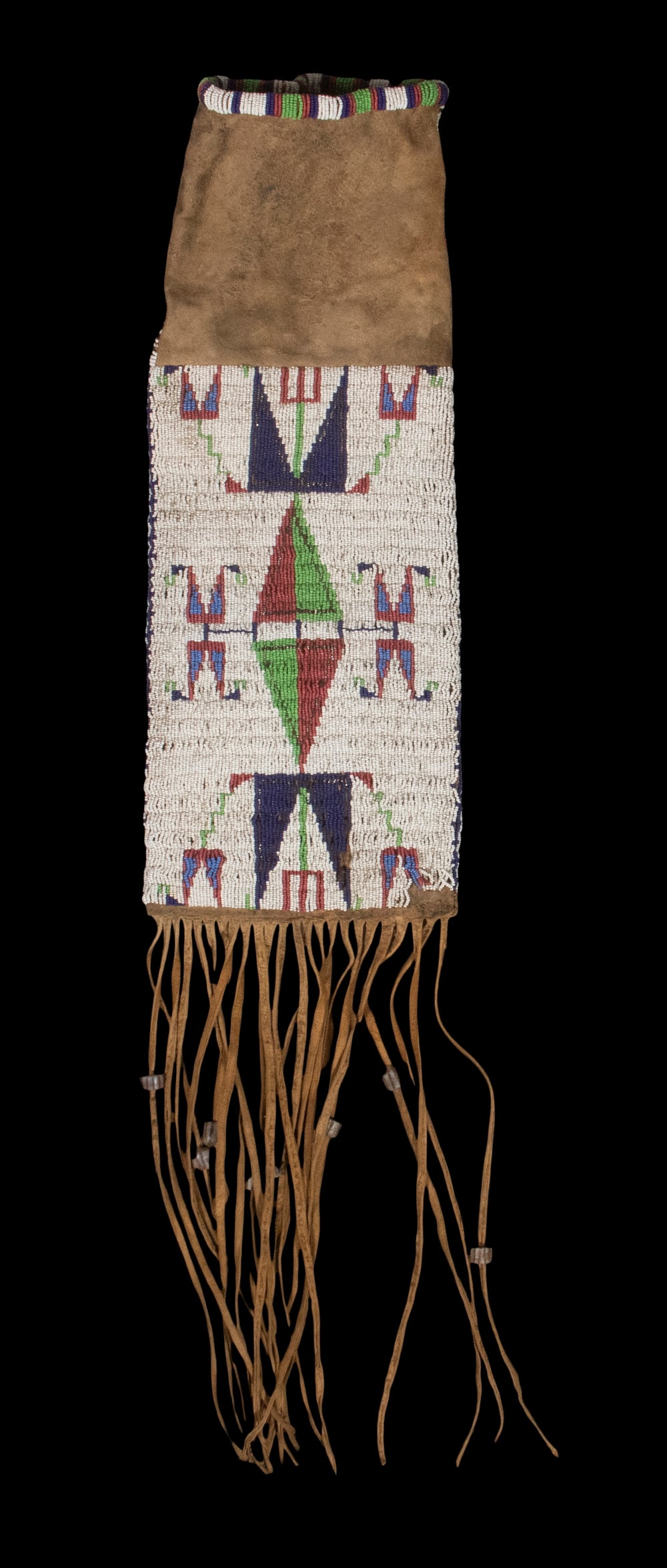 SIOUX BEADED PIPE BAG (1 of 4)