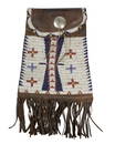 1870S-1880S NATIVE AMERICAN MAN'S BELT BAG