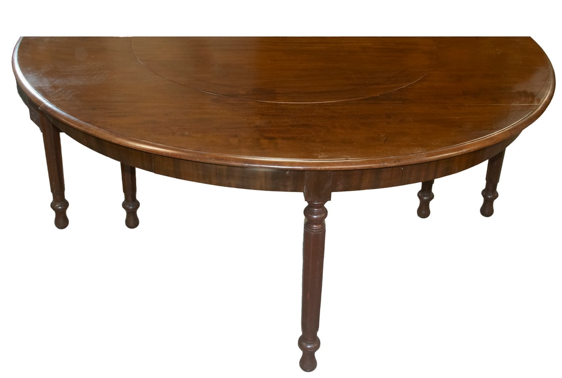 ENGLISH DEMI-LUNE TWO-PART LOW BAR SERVER (1 of 2)