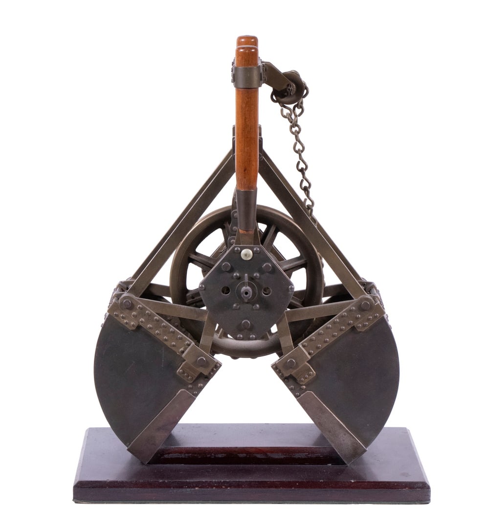 THE BOTH DREDGING BUCKET PATENT MODEL 1883, W/ BOOKLET (1 of 5)