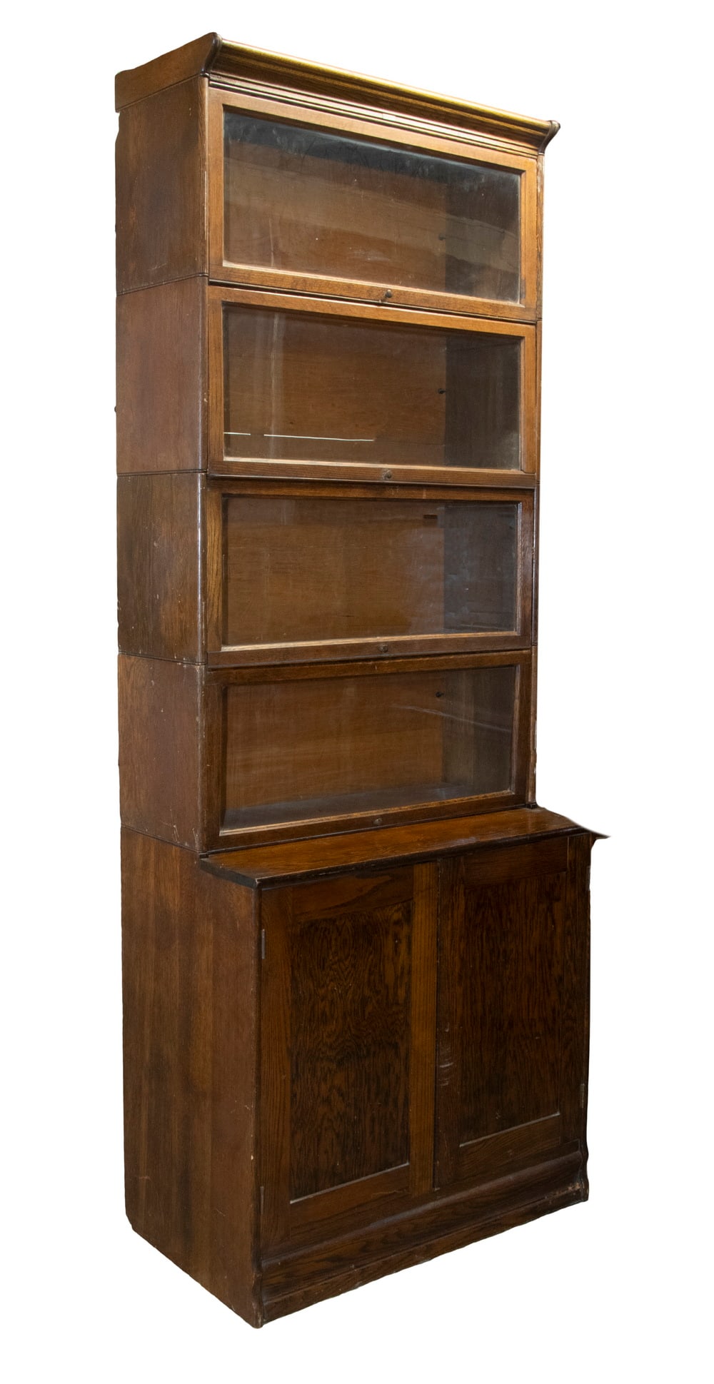 LUNDSTROM OAK SECTIONAL BARRISTER BOOKCASE (1 of 3)