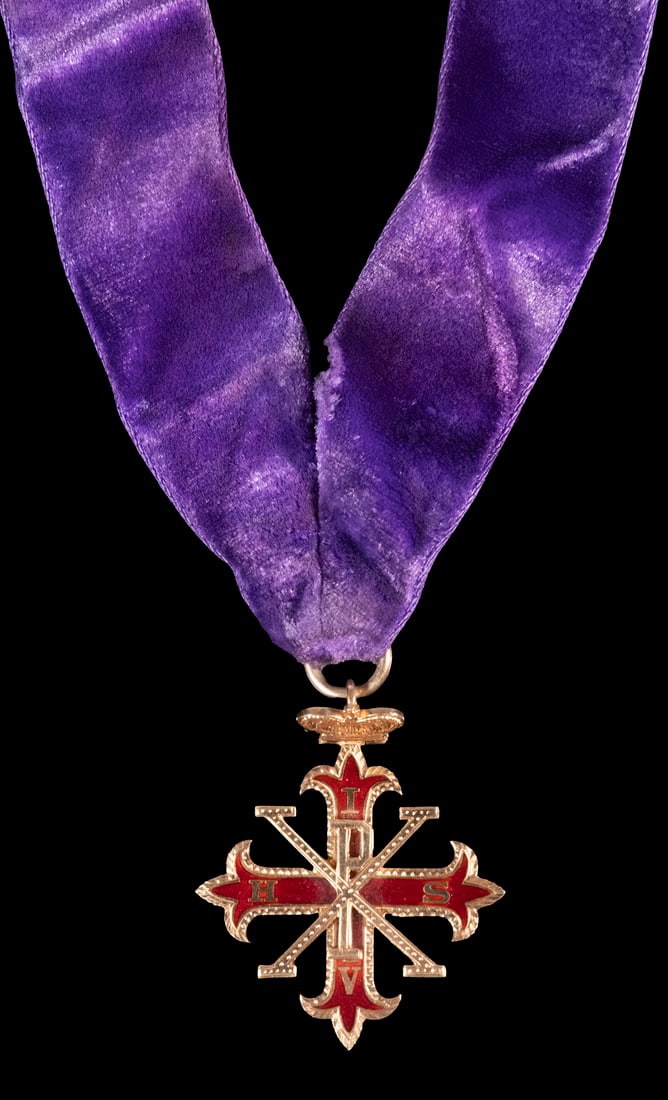 MASONIC ORDER OF THE RED CROSS OF CONSTANTINE GOLD JEWEL (1 of 1)