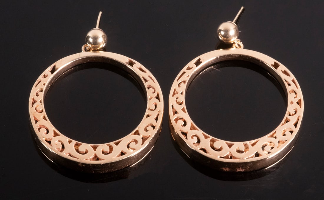 PR DROP HOOP EARRINGS (1 of 2)