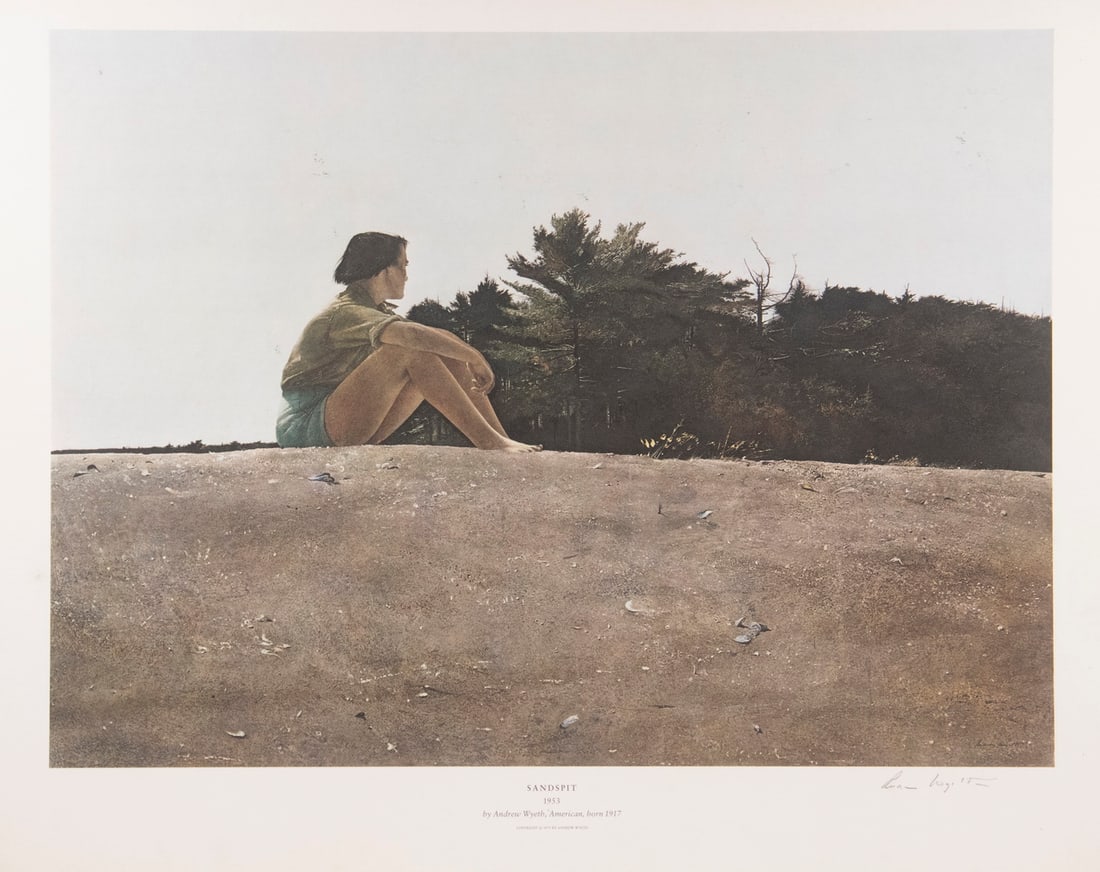 ANDREW NEWELL WYETH (PA/ME, 1917-2009) (1 of 3)