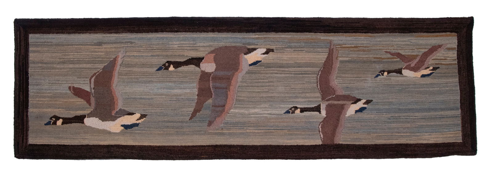 GRENFELL MAT WITH CANADA GEESE - 51" x 16" (1 of 2)