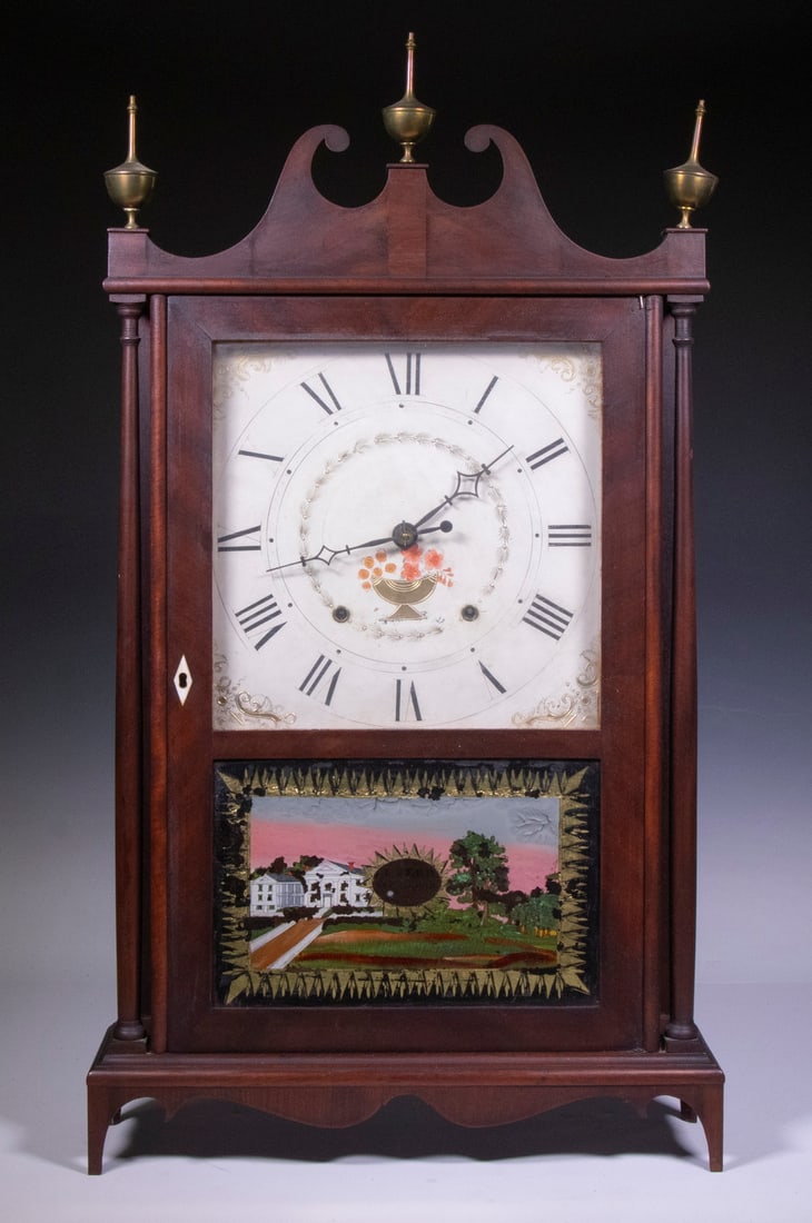 SETH THOMAS PILLAR & SCROLL CLOCK (1 of 4)