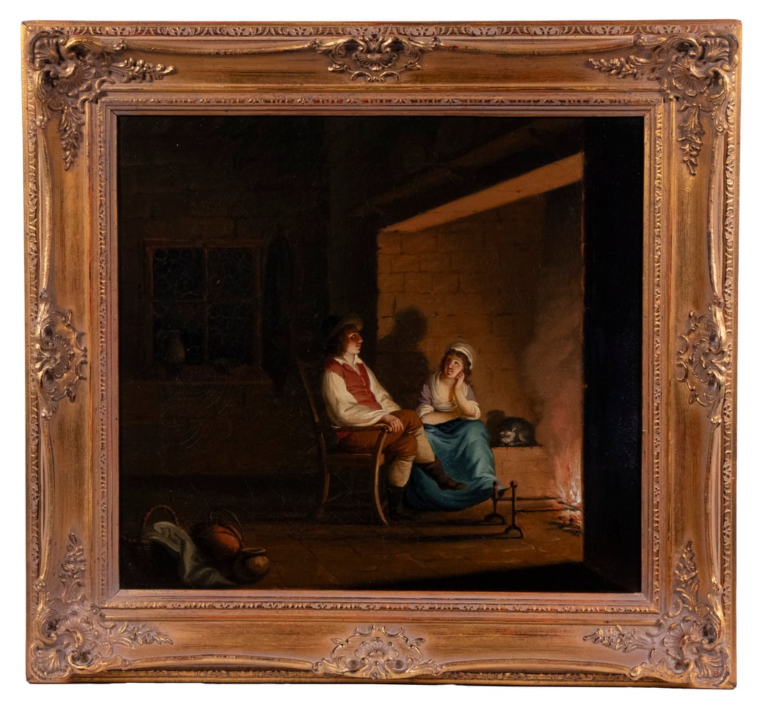 18TH C. BRITISH GENRE PAINTING (1 of 3)