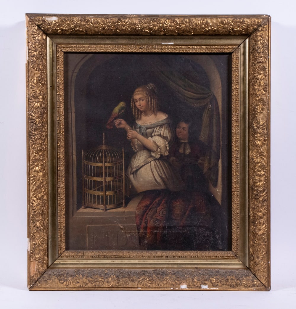 JAN MOLENEAR 18TH C. DUTCH GENRE SCENE (1 of 5)