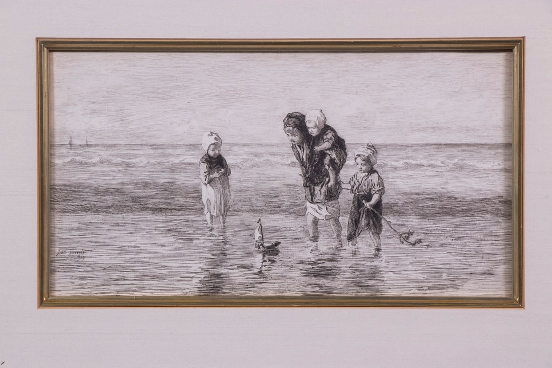 JOSEF ISRAELS (NETHERLANDS. 1824-1911) (1 of 3)