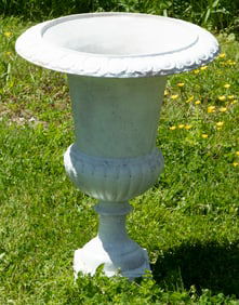 CAST IRON URN FORM PLANTER
