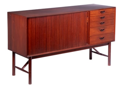 DANISH MIDCENTURY MODERN TEAK CREDENZA