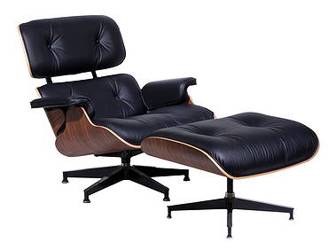 HERMAN MILLER EAMES CHAIR & OTTOMAN (1 of 5)
