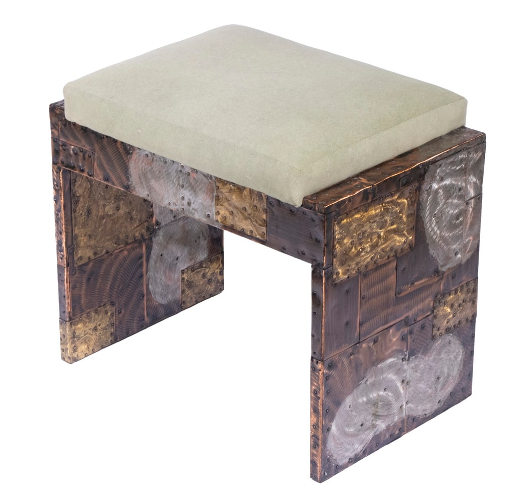 PAUL EVANS, JR. (PA/MY/MA, 1931-1987) STOOL (1 of 3)