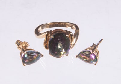 LADIES RING & EARRINGS SET