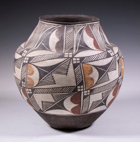 NATIVE AMERICAN ACOMA POTTERY OLLA