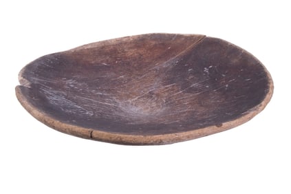 EARLY ELM WOOD BOWL