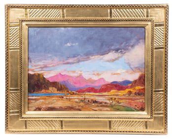 UNSIGNED WESTERN LANDSCAPE