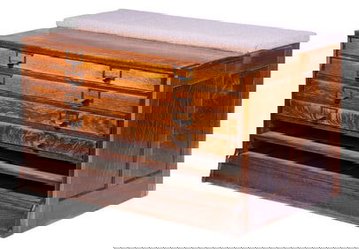 OAK ARTS & CRAFTS FLAT FILE CABINET