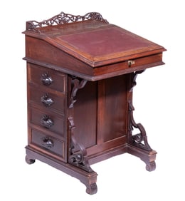 VICTORIAN DAVENPORT DESK