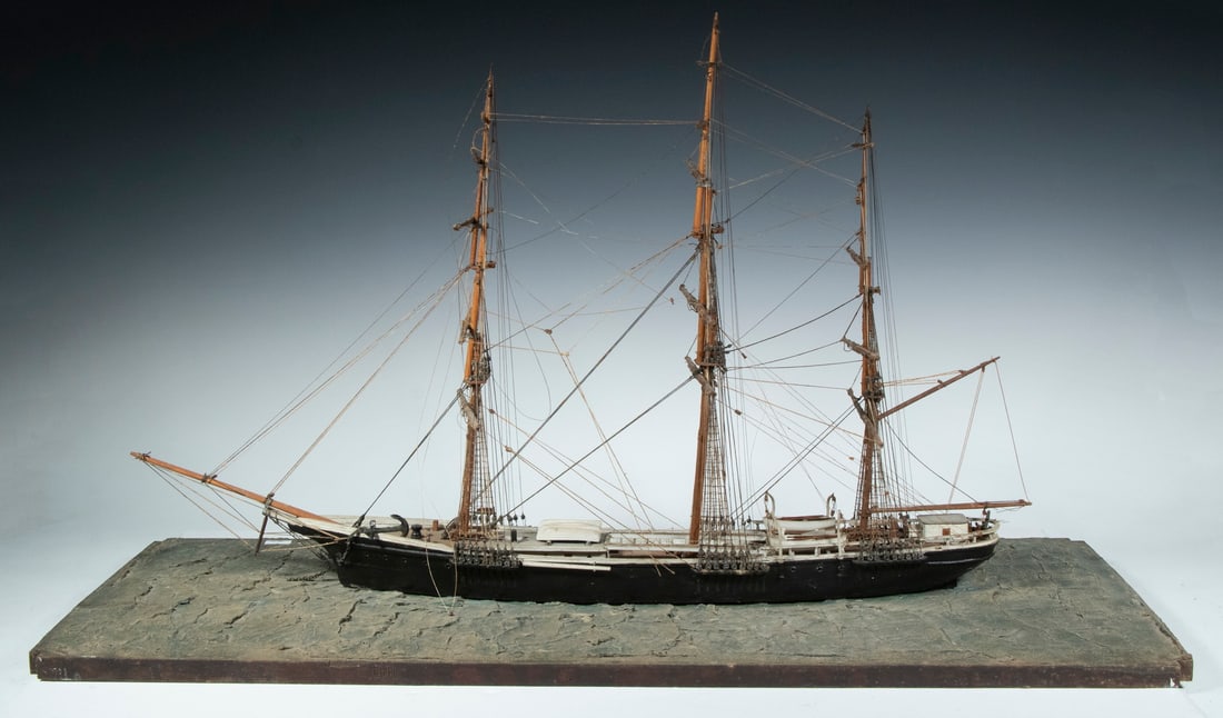 MODEL OF CLIPPER SHIP "LIGHTNING" (1 of 4)