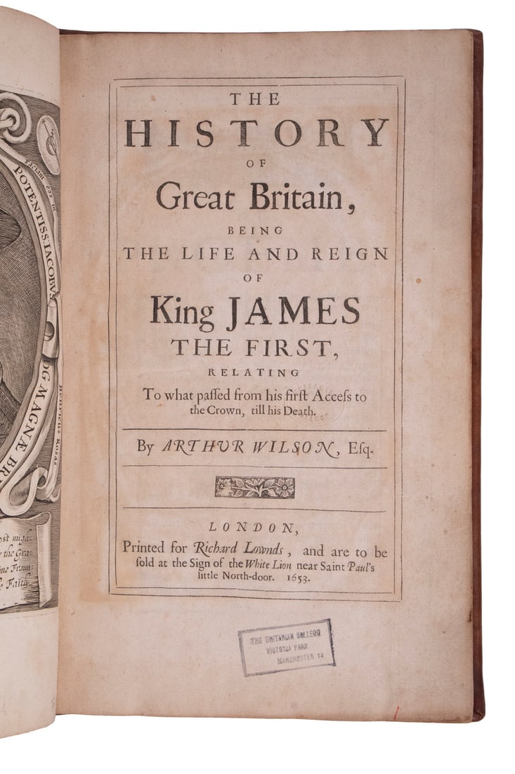 RARE BOOK KING JAMES I BIOGRAPHY 1653 (1 of 7)