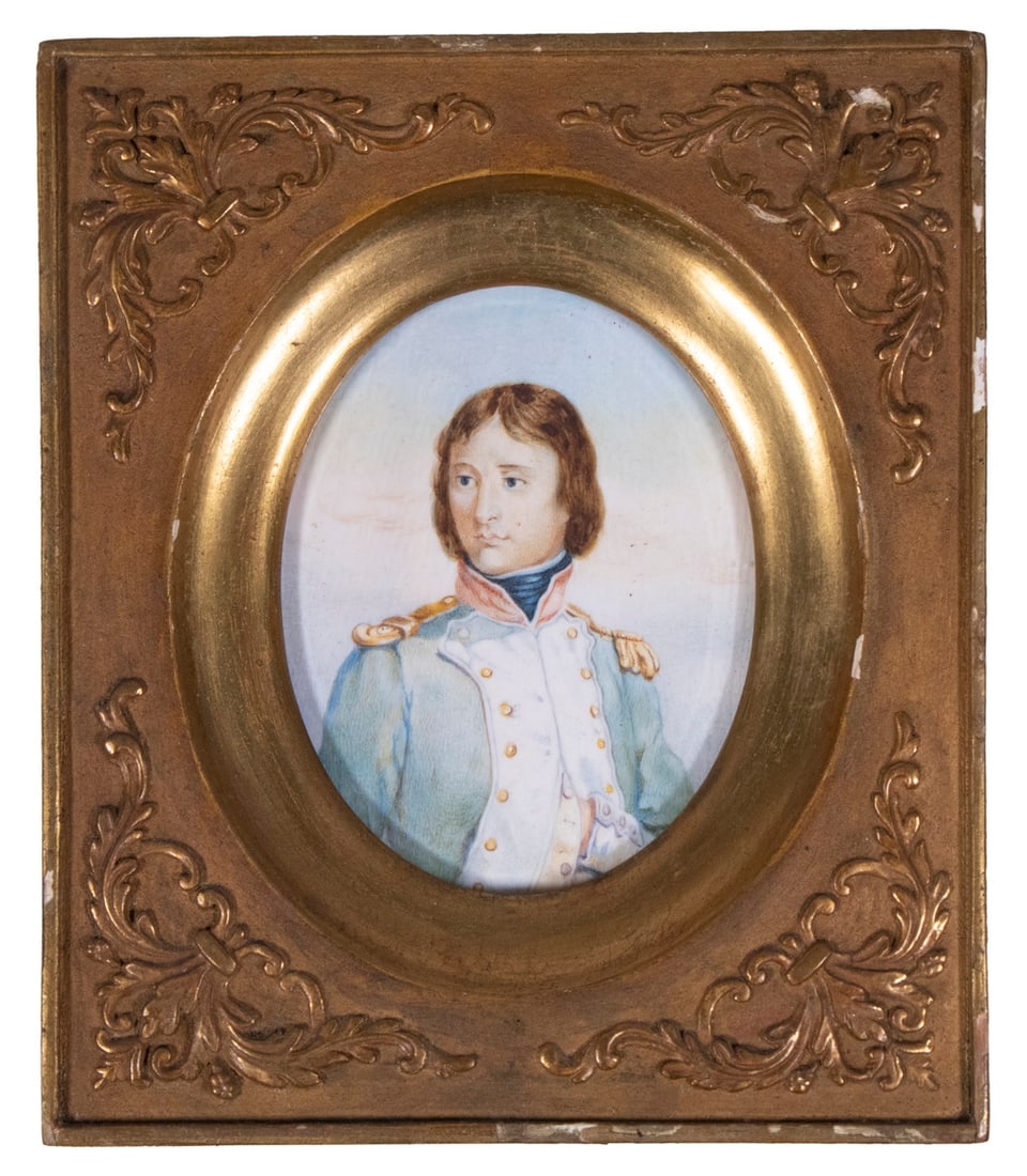 MINIATURE PORTRAIT OF THE YOUNG NAPOLEON (1 of 4)