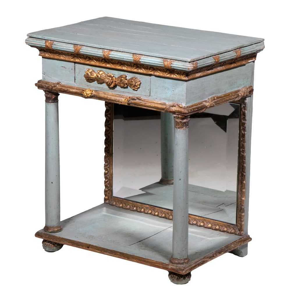 FRENCH PAINTED SIDE TABLE (1 of 6)