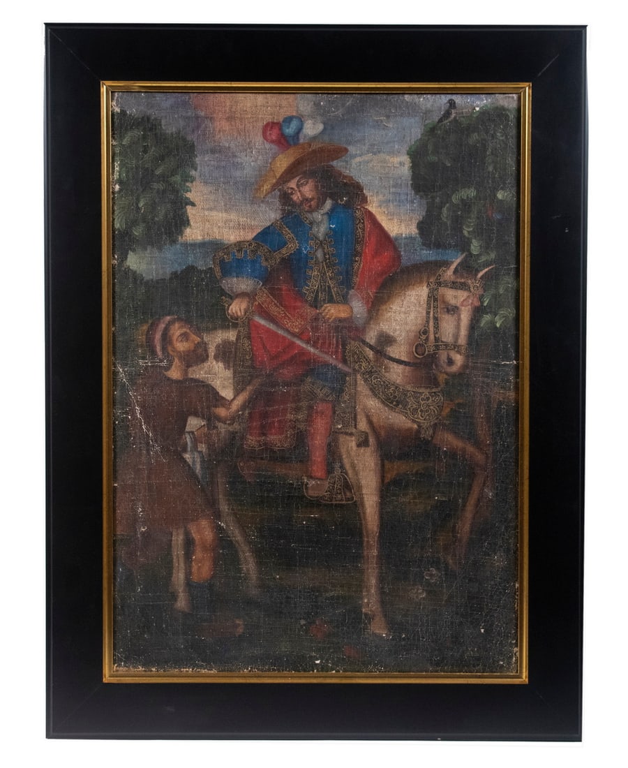 18TH C. EQUINE PORTRAIT, CUZCO SCHOOL, PERU (1 of 5)