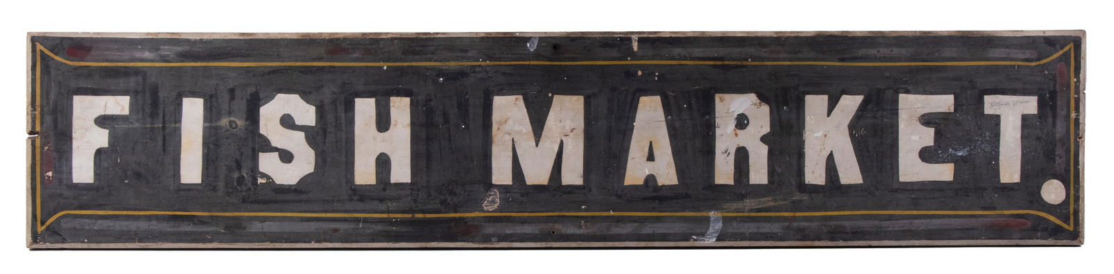 FISH MARKET TRADE SIGN (1 of 3)