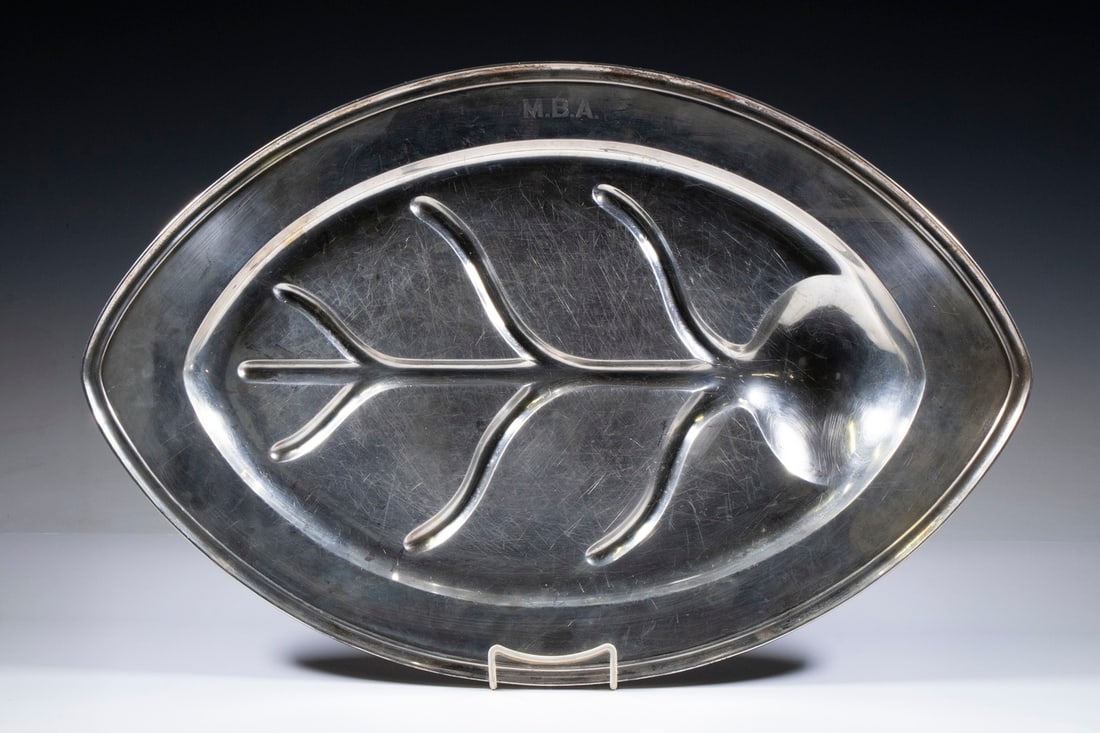 SHREVE & CO. STERLING SILVER MEAT PLATTER (1 of 5)