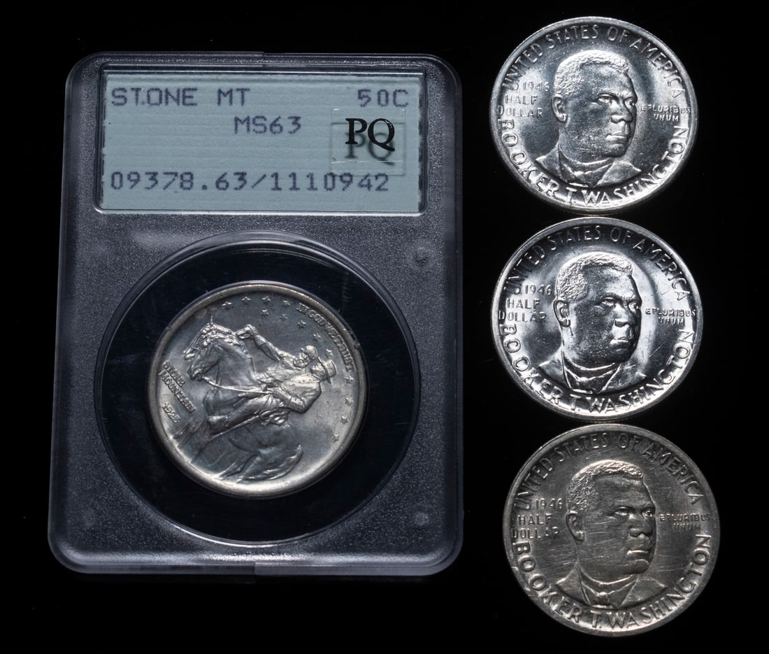 (4) COMMEMORATIVE HALF DOLLARS (1 of 2)