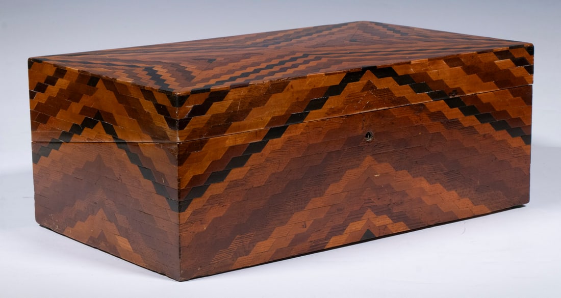 ANTIQUE INLAID DESK BOX (1 of 4)