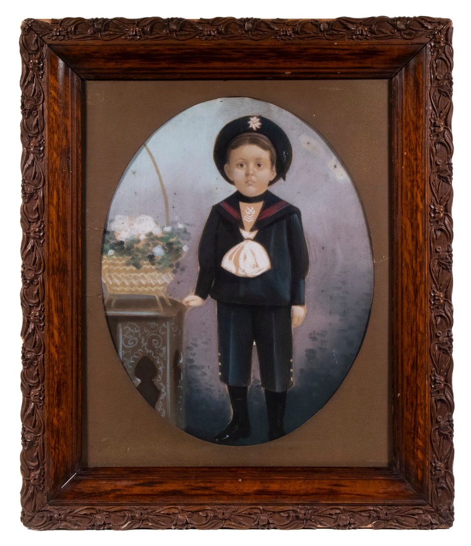 PASTEL PORTRAIT OF A YOUNG SAILOR BOY (1 of 3)
