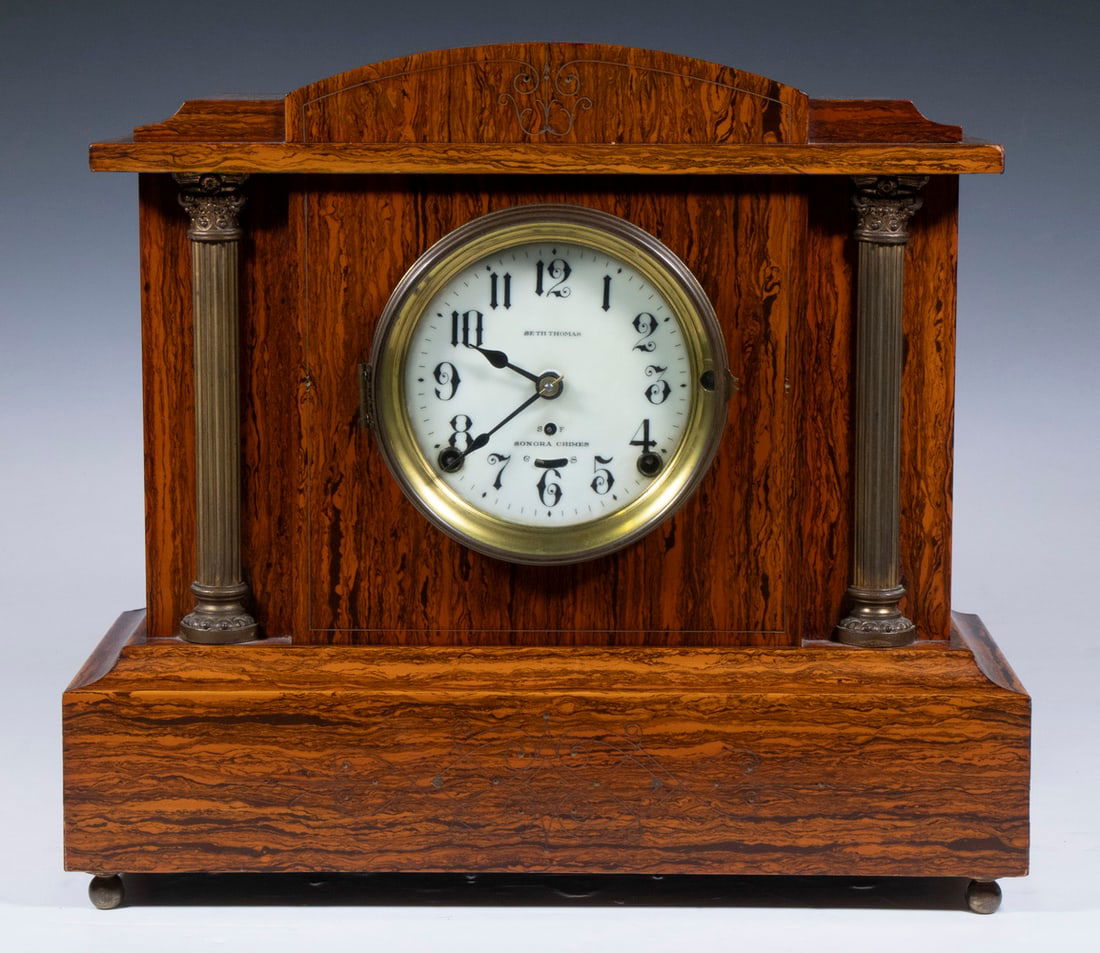 SETH THOMAS SONORA CHIMES MANTEL CLOCK (1 of 7)