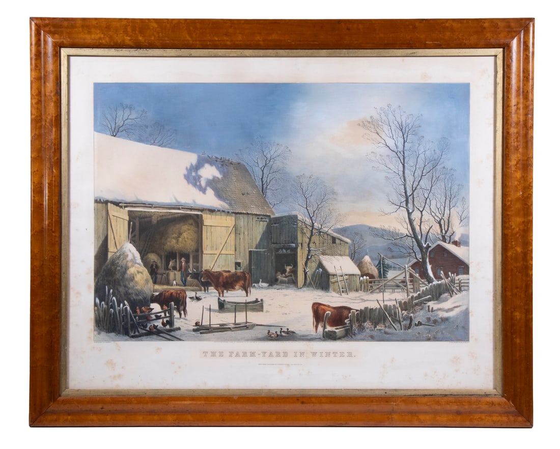 CURRIER & IVES, AFTER GEORGE H. DURRIE (CT, 1820-1863) (1 of 5)