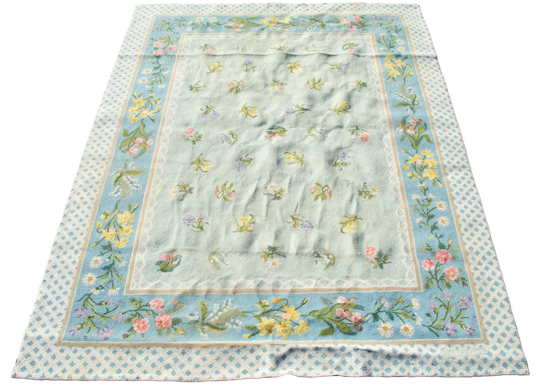 CLAIRE MURRAY LARGE HOOKED RUG (8'10" x 11'8") (1 of 5)