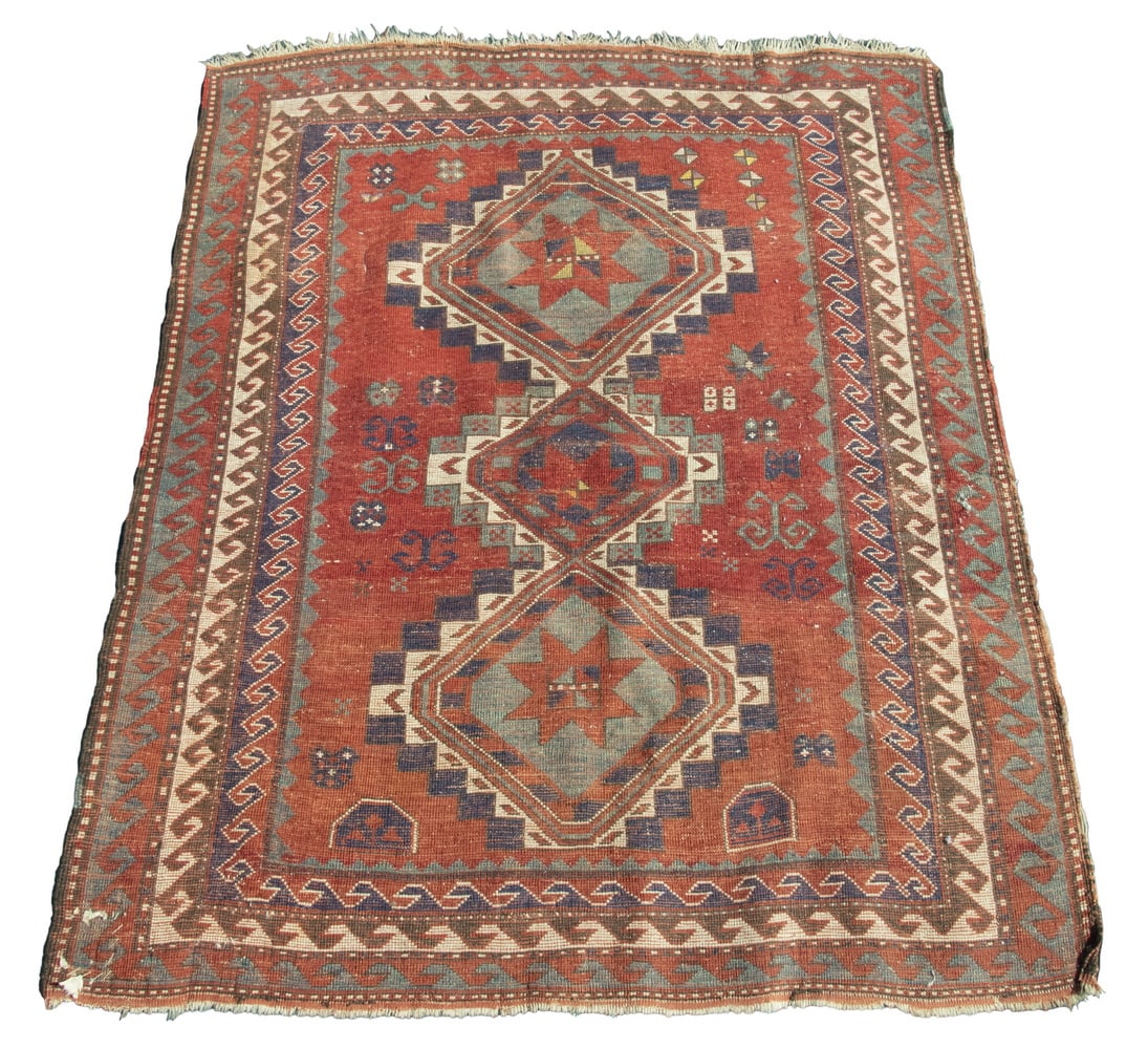 KAZAK RUG (4'5" X 5'6") (1 of 4)
