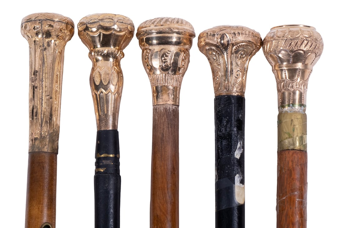 (5) ANTIQUE WALKING STICKS (1 of 2)