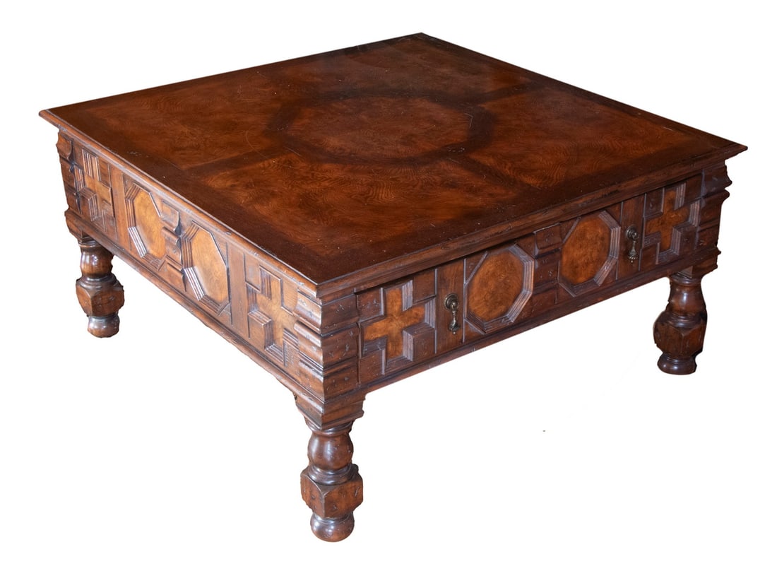 JACOBEAN STYLE COFFEE TABLE (1 of 3)
