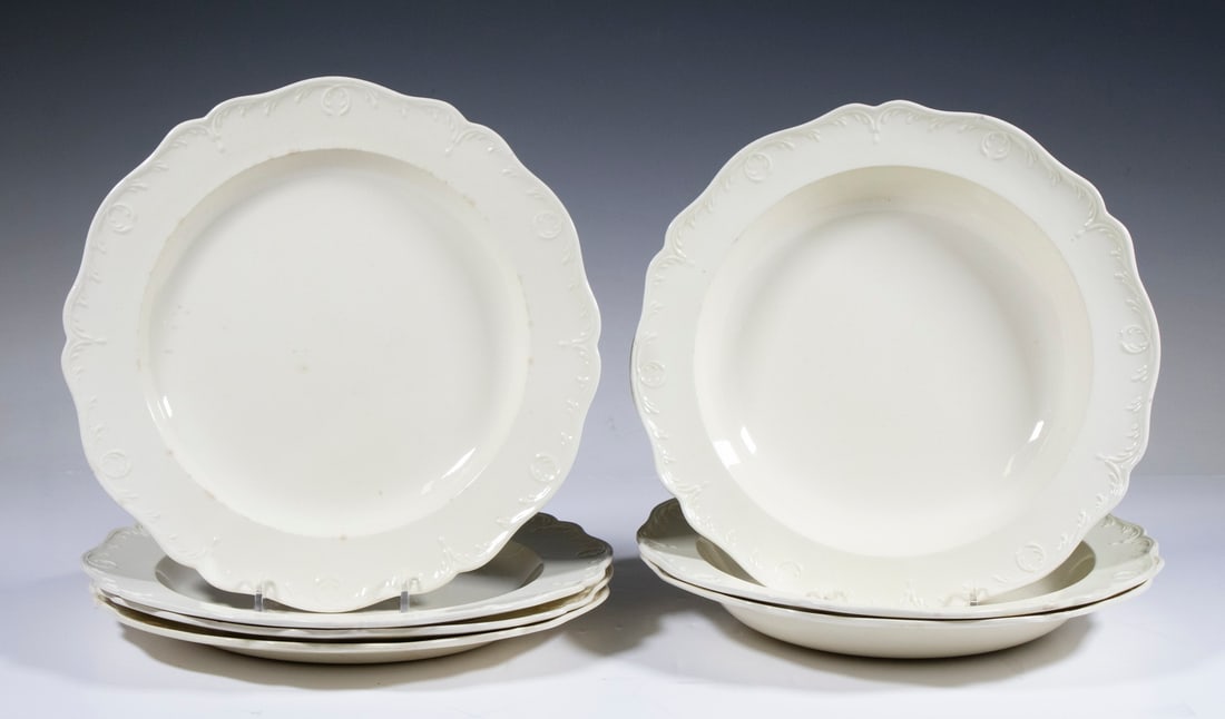 (7 PCS) EARLY ENGLISH CREAMWARE (1 of 3)