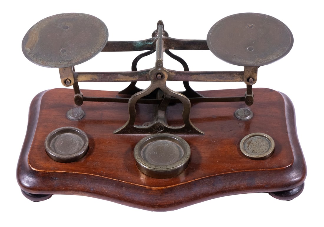 VICTORIAN POSTAL SCALE BY JOHN COOKE & SONS (1 of 2)