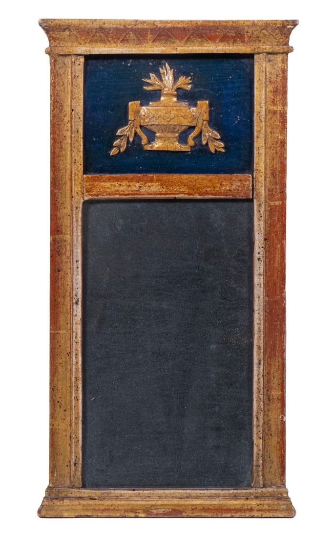 RARE PERIOD REGENCY MINIATURE MIRROR (1 of 3)