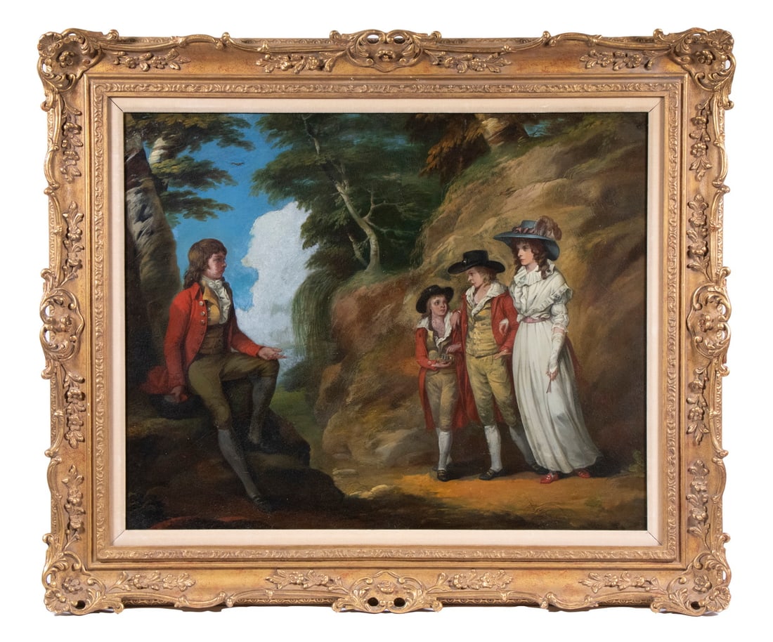 EARLY 18TH C. BRITISH GROUP PORTRAIT (1 of 6)