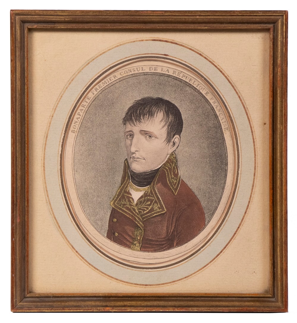CIRCA 1800 FRENCH ENGRAVED MINIATURE PORTRAIT OF NAPOLEON (1 of 3)