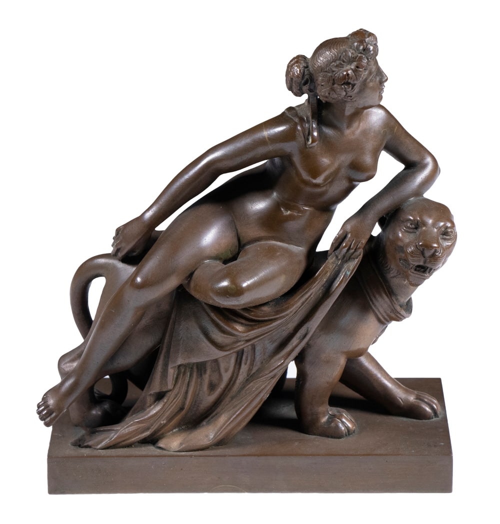 19TH C. GERMAN BRONZE STATUETTE (1 of 4)