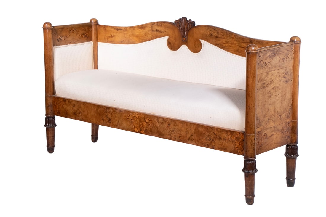 BIEDERMEIER WALNUT SOFA (1 of 4)