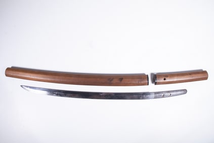 JAPANESE WAKIZASHI SWORD IN SAYA, 18TH C OR EARLIER